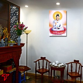 Tranh phật giáo quan thế âm bồ tát